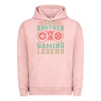 Pigment Salmon SON BROTHER GAMING LEGEND Urban Hoodie - artisFamous