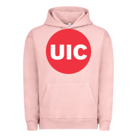 Pigment Salmon UIC College Urban Hoodie - artisFamous