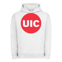 Pigment Lunar Rock UIC College Urban Hoodie - artisFamous