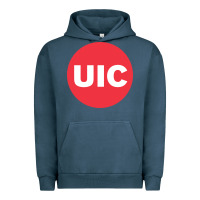 Pigment Midnight Navy UIC College Urban Hoodie - artisFamous