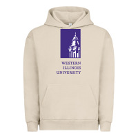 Pigment French Oak Western Illinois College Urban Hoodie - artisFamous