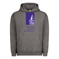 Pigment Tornado Western Illinois College Urban Hoodie - artisFamous