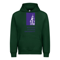 Forest Green Western Illinois College Urban Hoodie - artisFamous
