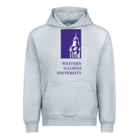 Heather Grey Western Illinois College Urban Hoodie - artisFamous