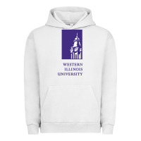 Pigment Lunar Rock Western Illinois College Urban Hoodie - artisFamous