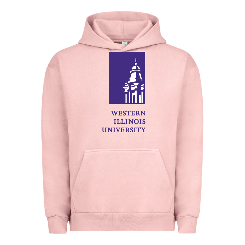 Western Illinois College Urban Hoodie by artisFamous | Teevron