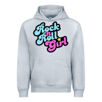 Heather Grey rock n roll girl Urban Hoodie - artisFamous