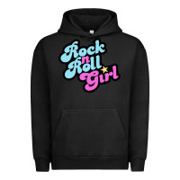 Pigment Black rock n roll girl Urban Hoodie - artisFamous