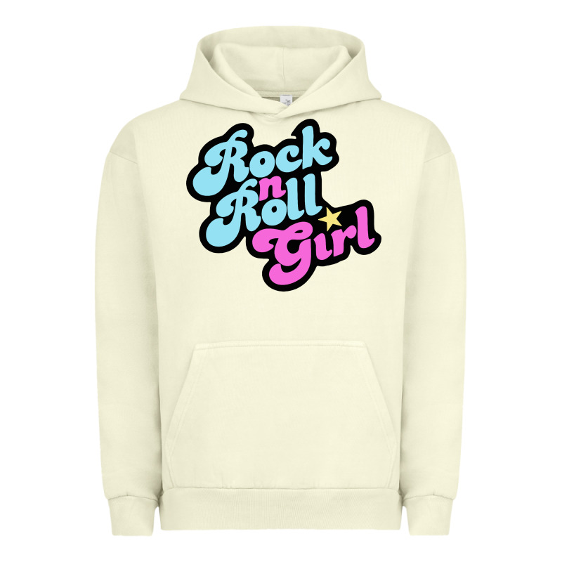 Rock N Roll Girl Urban Hoodie by artisFamous | Teevron