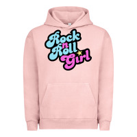 Pigment Salmon rock n roll girl Urban Hoodie - artisFamous