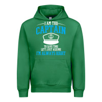 Emerald captain funny boating sailing Urban Hoodie - artisFamous