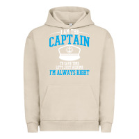 Pigment French Oak captain funny boating sailing Urban Hoodie - artisFamous