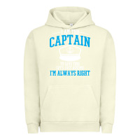 Pigment Pistachio captain funny boating sailing Urban Hoodie - artisFamous
