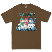 Cacao chillin with my snowmies Premium Tee - CowGirlArtShop