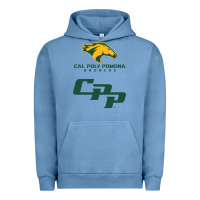 Pigment Pebble Blue cal pol pomona Urban Hoodie - artisFamous