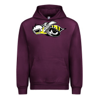 Mauve Wine super bee Urban Hoodie - artisFamous