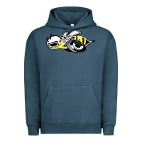 Pigment Midnight Navy super bee Urban Hoodie - artisFamous