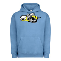 Pigment Pebble Blue super bee Urban Hoodie - artisFamous