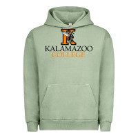 Pigment Oil Green Kalamazoo College Urban Hoodie - artisFamous