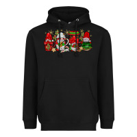 Black christmas mexican gnomies coffee Heavyweight Hoodie - JahusDesignShop
