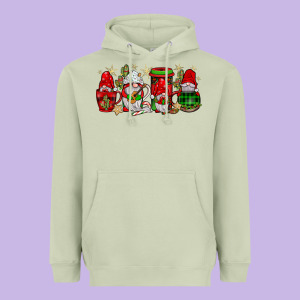 Christmas Mexican Gnomies Coffee Heavyweight Hoodie Designed By Jahusdesignshop