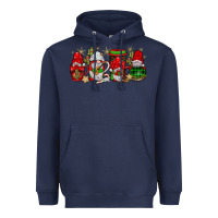 Navy christmas mexican gnomies coffee Heavyweight Hoodie - JahusDesignShop