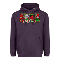 Plum christmas mexican gnomies coffee Heavyweight Hoodie - JahusDesignShop