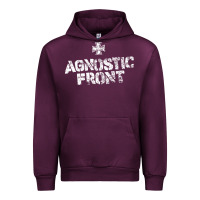 Mauve Wine agnostic font Urban Hoodie - artisFamous