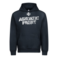 Navy agnostic font Urban Hoodie - artisFamous