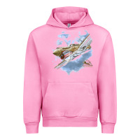 Fuchsia Pink flying tigers Urban Hoodie - artisFamous