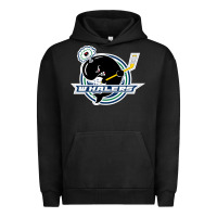 Pigment Black plymouth whalers Hockey Urban Hoodie - artisFamous