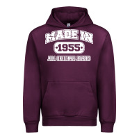 Mauve Wine made in 1955 funny vintage Urban Hoodie - artisFamous