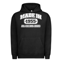 Pigment Black made in 1955 funny vintage Urban Hoodie - artisFamous
