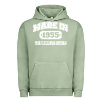 Pigment Oil Green made in 1955 funny vintage Urban Hoodie - artisFamous