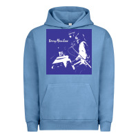 Pigment Pebble Blue Best Barry Manilow Urban Hoodie - artisFamous