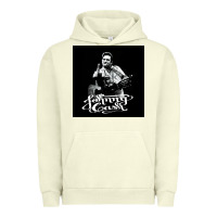 Pigment Pistachio Johnny Cash Music Urban Hoodie - artisFamous