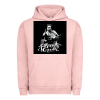 Pigment Salmon Johnny Cash Music Urban Hoodie - artisFamous
