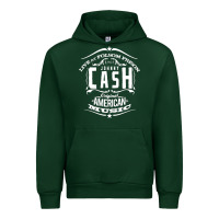 Forest Green Johnny Cash Music Urban Hoodie - artisFamous