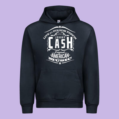 Johnny Cash Music Urban Hoodie Designed By Artisfamous