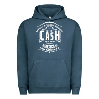 Pigment Midnight Navy Johnny Cash Music Urban Hoodie - artisFamous