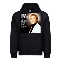 Black Best Barry Manilow Urban Hoodie - artisFamous