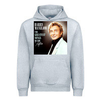 Heather Grey Best Barry Manilow Urban Hoodie - artisFamous