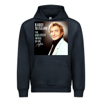 Navy Best Barry Manilow Urban Hoodie - artisFamous