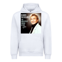 White Best Barry Manilow Urban Hoodie - artisFamous