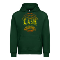 Forest Green Johnny Cash Music Urban Hoodie - artisFamous