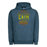 Pigment Midnight Navy Johnny Cash Music Urban Hoodie - artisFamous