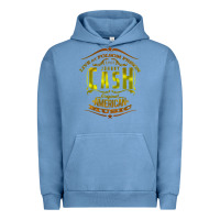 Pigment Pebble Blue Johnny Cash Music Urban Hoodie - artisFamous