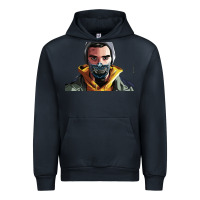 Navy codfish beatbox Urban Hoodie - artisFamous