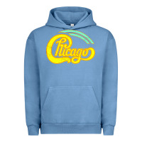 Pigment Pebble Blue Best Chicago Urban Hoodie - artisFamous