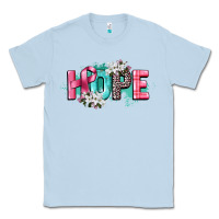 Dusty Blue hope cancer awareness Classic Tee - CowGirlArtShop